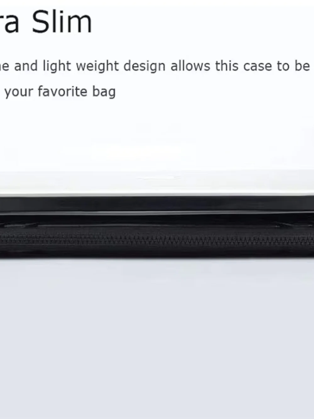 Domiso Textured Laptop Sleeve in Charcoal Gray